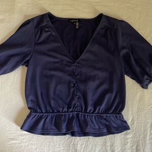 1.State (Nordstrom) Navy Blue Blouse - Size S